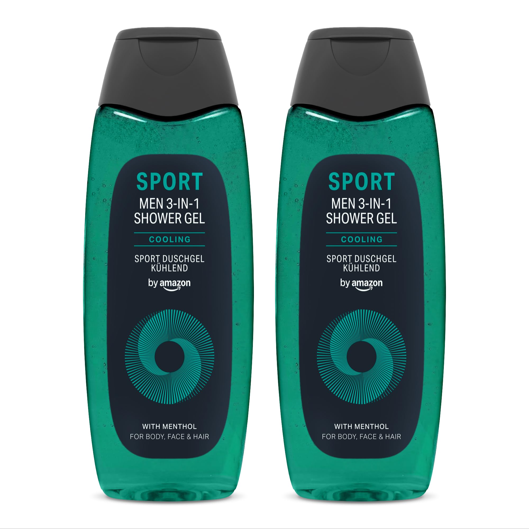 by Amazon Sport 3in1 Duschgel, für Herren, 2 x 500 ml
