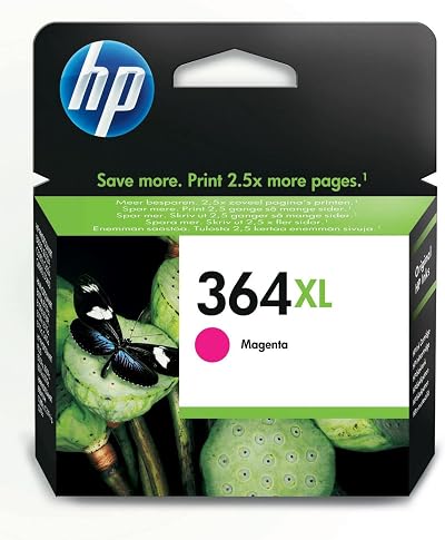 HP 364XL Magenta Ink Cartridge CB324EE XL High Yield Original Ink
