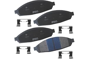 Bendix Premium SBM931 Semi-Metallic Front Brake Pads for Ford Crown Victoria 2011-2003, Grand Marquis 2004-2003, Lincoln Town Car 2011-2003, Mercury Grand Marquis 2011-2003, Marauder 2004-2003