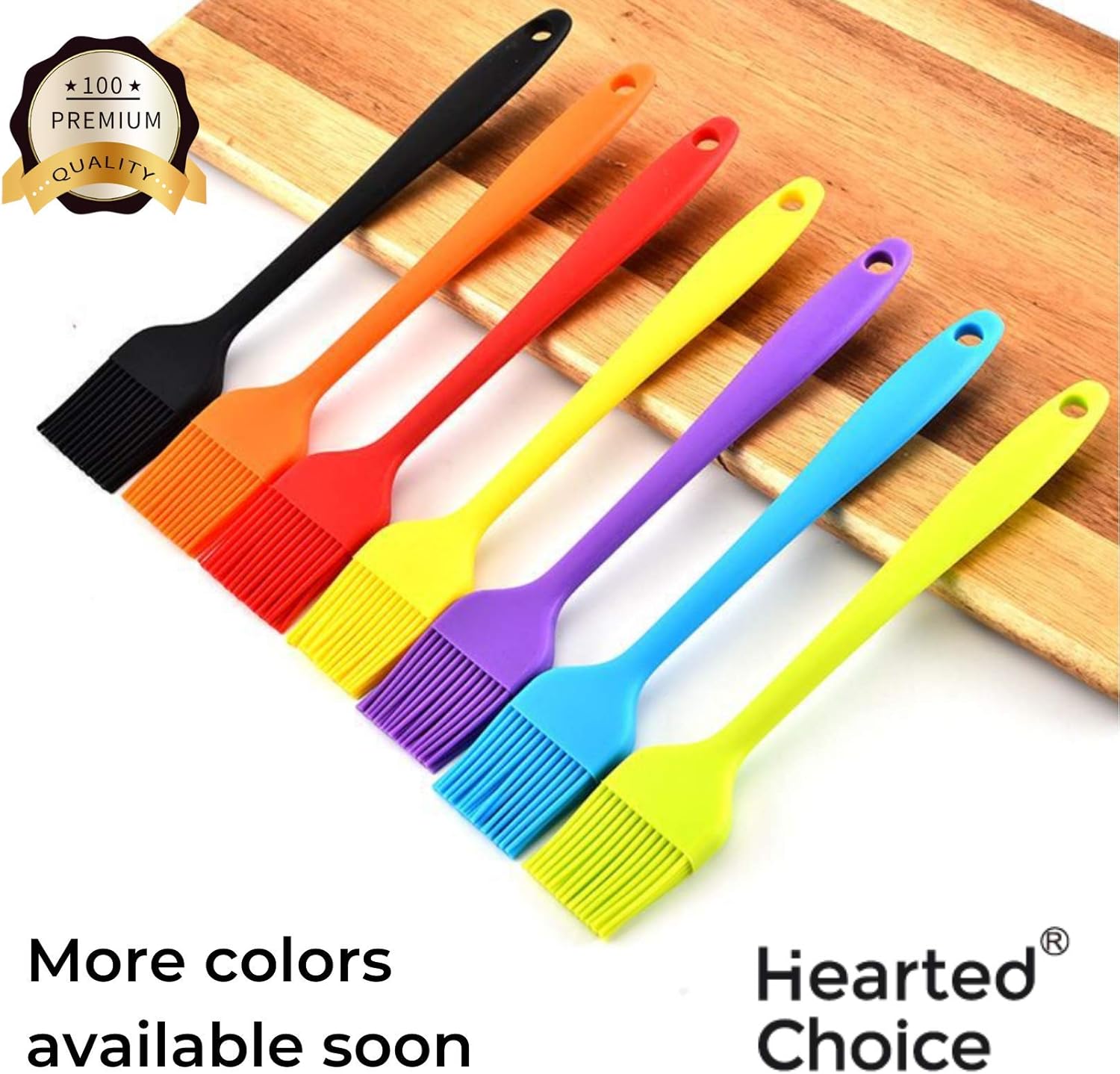 Silicone Basting Brush Set of 2 Heat Resistant Long Handle Pastry Brush for Grilling, Baking, BBQ and Cooking, Solid Core and Hygienic Solid Coating-Black and Blue: Kitchen & Dining