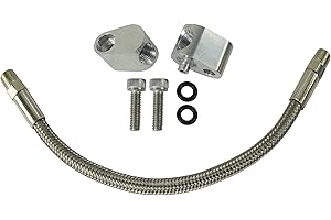 ICT Billet LS Engine 3-Bolt DBC DBW Gen 3 Throttle Body Bypass Steel Braided Hose Kit Coolant Crossover Steam Tube LSX LS1 LM7 LR4 LQ4 LS6 L59 LQ9 LM4 L33 551694H