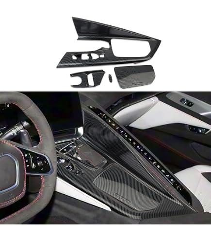Corvette America C3 Coupe A-Pillar Post & Header Molding Set – Black Interior Trim (Left & Right)