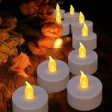 Nancia Battery Operated Flameless Tea Lights 24 Pack Warm Flicker view 2