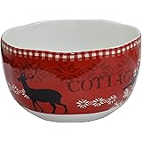 Amazon Com 222 Fifth Northwood Cottage Dinner Plates Set Of