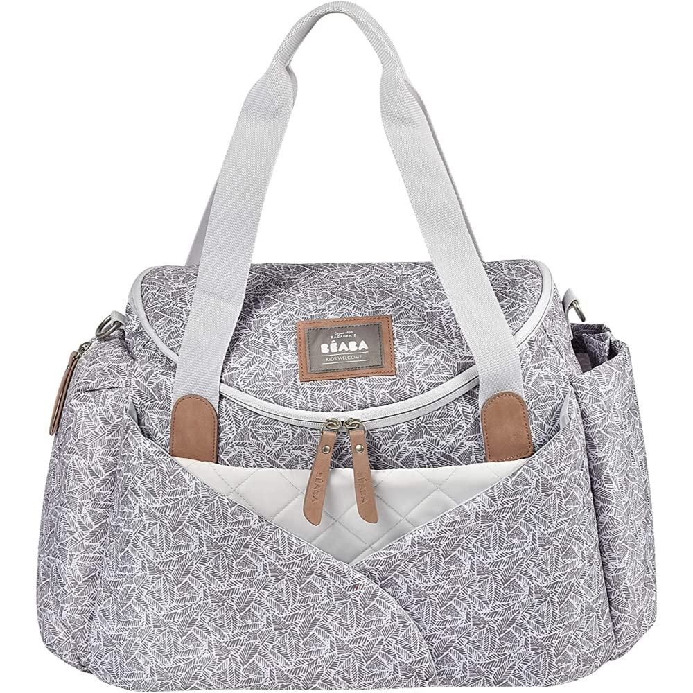 Béaba - Sydney II - Baby Changing Bag - Diaper Bag for Babies and Newborn - Large Capacity - Baby Changing Mat - Isothermal Lunch Pouch - Buggy Attachment System - Jungle