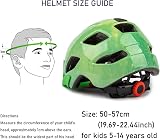 SIFVO Kids Bike Helmet Boys Girls 5-14 Adjustable 50-57cm with Visor view 6