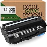 Print.Save.Repeat. Lexmark 55B1H00 High Yield Remanufactured Toner Cartridge for MS331, MS431, MX331, MX431, MX432 [15,000 Pa