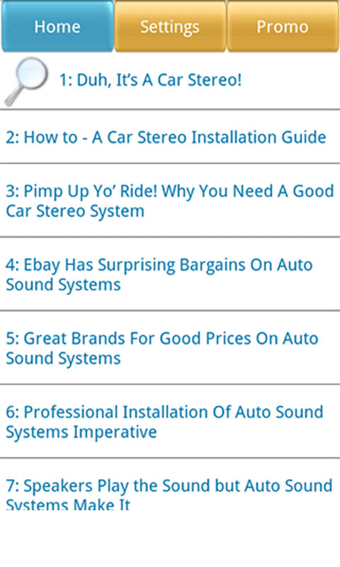 Auto Sound System Basics