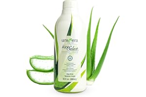 Univera Aloe Vera Juice, Organic Aloe Vera, 10% Polysaccharide Retention, Digestive Enzymes for Gut Health, Immune Support & Gut Health, Aloe Flavor - 30 Days Supply (33 fl oz)