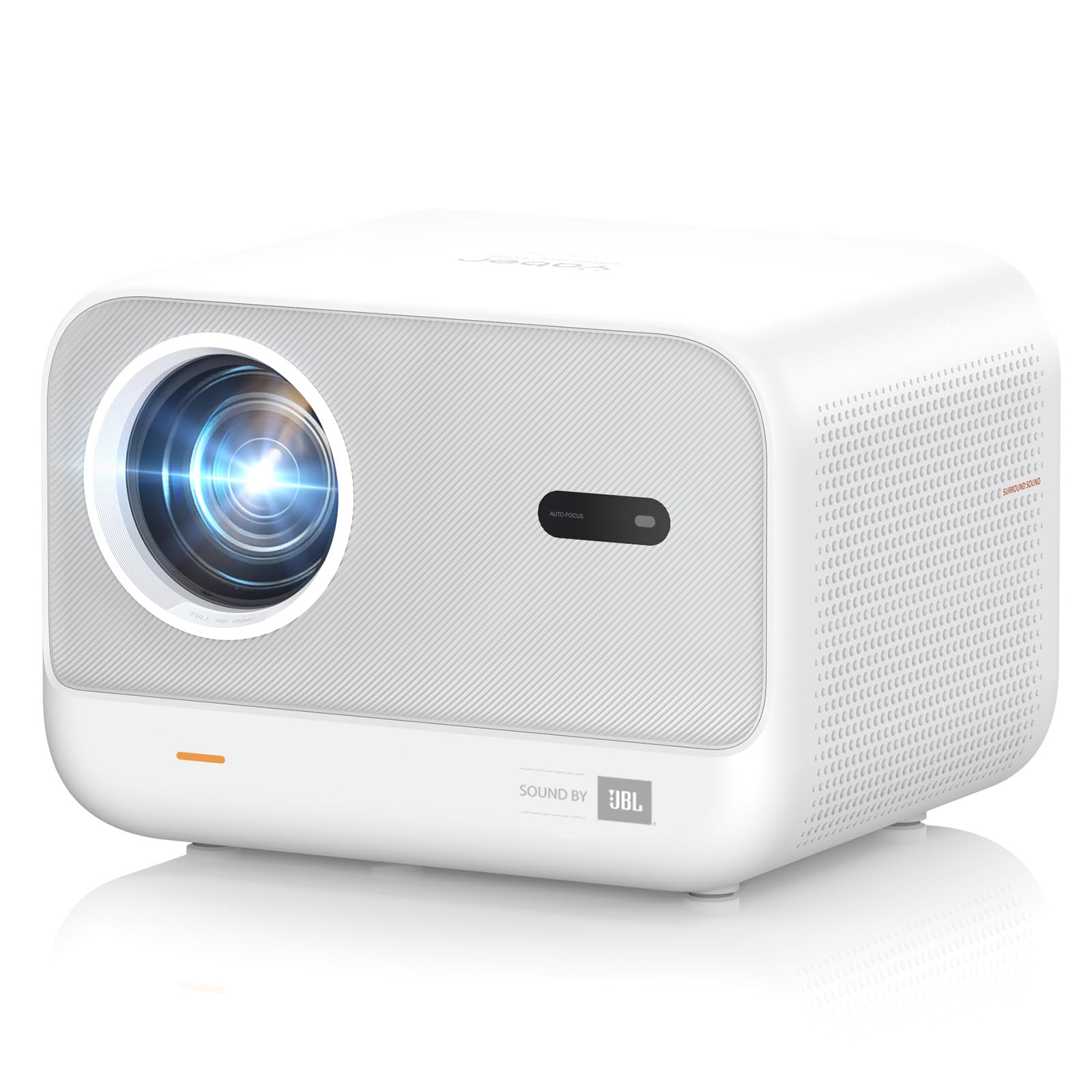 Photo 1 of [Sound by JBL & High Brightness] Yaber Projector with WiFi and Bluetooth, Projector 4K Support, Auto Focus/Keystone Correction, 3D Sound Movie Proyector, Portable projector for Home & Outdoor