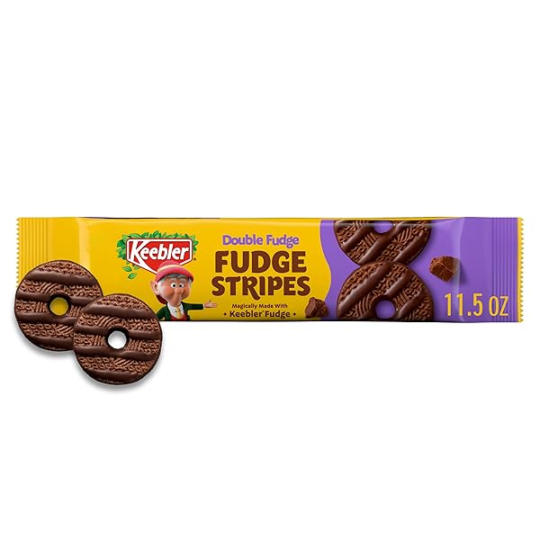 KEEBLER FUDGE STRIPE DOUBLE FUDGE COOKIES – 11.5OZ