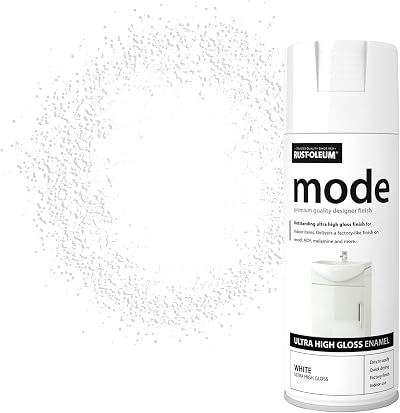 Rust-Oleum 400ml Mode Ultra High Gloss Spray Paint Aerosol White