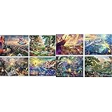 Ceaco Thomas Kinkade The Disney Dreams Collection 4 in 1 & Thomas Kinkade The Disney Dreams Collection 4 in 1 Multipack Lion 