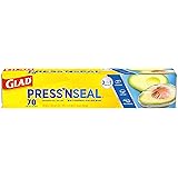 CloroxPro Glad Press'n Seal Food Plastic Wrap, Bulk Food Storage Wrap, Plastic Food Wrap, 70 Square Foot Roll, (Pack of 12) - 70441