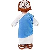 My Friend Jesus Plush Doll - 13 Inch Religious Savior Stuffed Toy with Smile, for Boys and Girls, Christ Plushie for Religiou