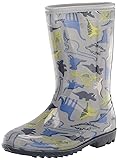 carter's Boy's Nick Rain Boot, New Grey, 6 Toddler