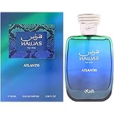 RASASI Hawas Atlantis Eau de Parfum for Men, 100ml (3.4 oz) Fresh &amp; Modern Scent Spray
