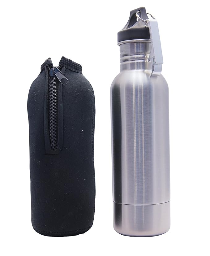 Botella de acero inoxidable abridor de botella aislante con forro ...