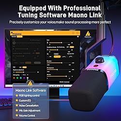 MAONO Dynamic Gaming Microphone: USB/XLR Streaming
