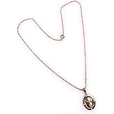 Divine Child Jesus Pendant Necklace 17.5" Chain