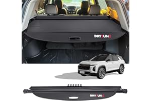 Drytuns Cargo Cover Retractable Trunk Cover Privacy Shade for 2018-2023 2024 2025 Chevy Chevrolet Equinox GMC Terrain