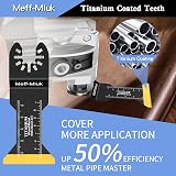 Meff-Mluk Titanium Oscillating Saw Blades 15Pcs Universal Multi Tool Kit view 4