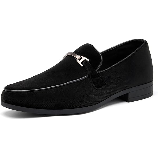 FSJ Black Men\'s Tassel Loafers Slip On Comfy Cushioned Insole Driving Shoes Amazon.com | Mens Fashion Shoes Casual Dress Tassel Slip On  main image 4
