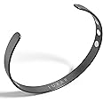 LUXAR Men's/Women's Magnetic Therapy Bracelet | Solid Titanium or Solid Copper | Sophisticated Solid Titanium Bangle with Rare-Earth Neodymium Magnets