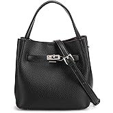 Ladies' wallet, light luxury bucket bag, lychee patterned handbag, high-end sense, one shoulder versatile crossbody bag