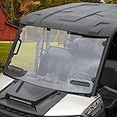 A & UTV PRO Front Full Windshield for 2017-2025 Polaris Ranger XP 1000 / XP 1000 Crew / Ranger 1000 900 XP Window Accessories, Clear Tough Hard Coated Polycarbonate Construction