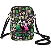 BWWKTOP ​​Green Witch Musical Crossbody Bag Witch Fans Gift Green & Pink Musical Sling Bag Drama Character Merch(Popular Xk-b)