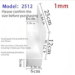 8Gnituhs 20 Pcs 25 * 12 CM 1MM Bookshelf