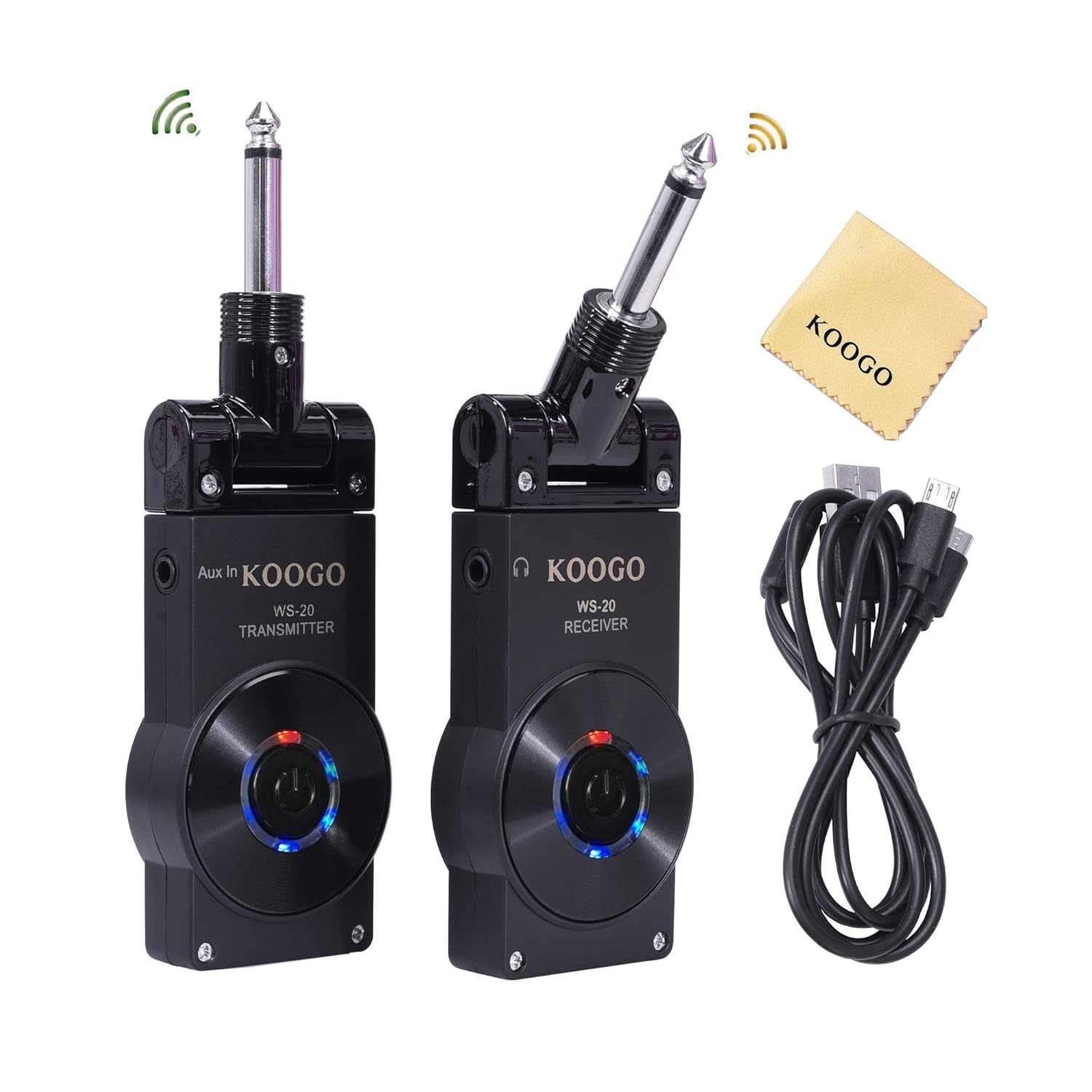 Koogo Guitar Wireless System Transmitter Receiver for Electric Guitar