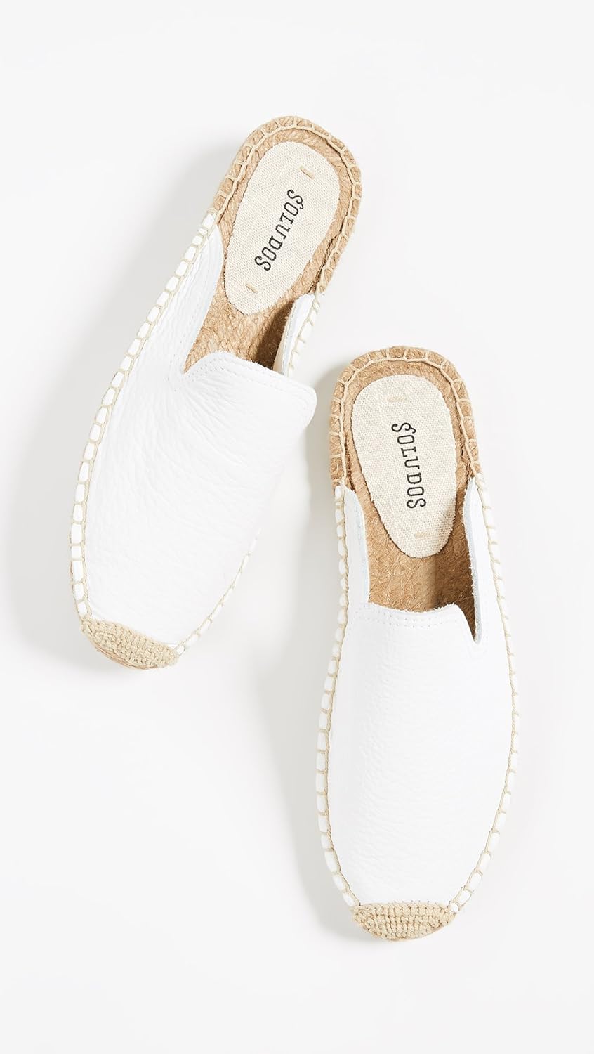 soludos tumbled leather mule