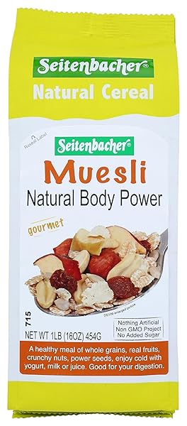 SEITENBACHER MUSLI #1 NATURAL BODY POWER CEREAL, 16 OUNCE