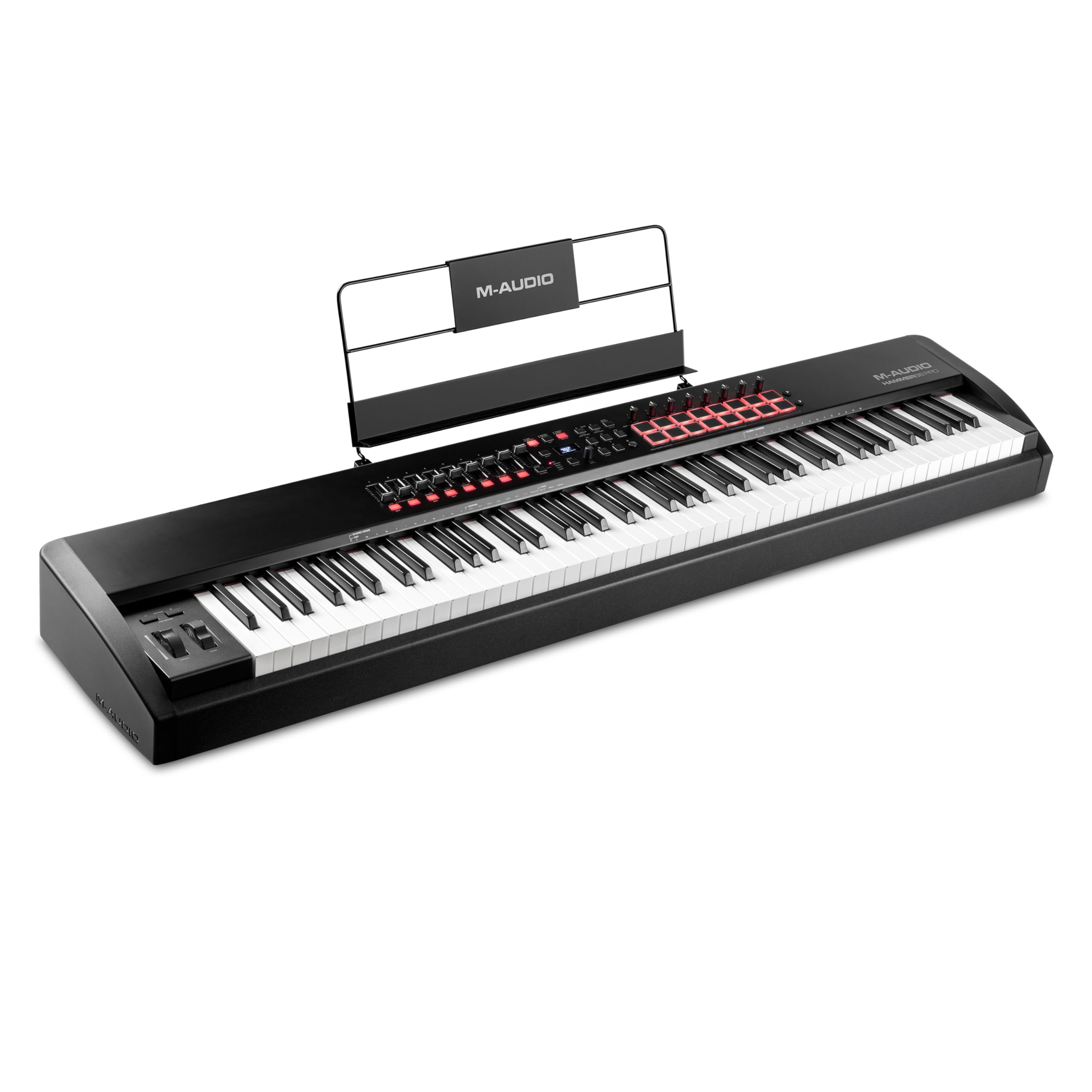 Photo 1 of M-AUDIO Hammer 88 Pro 88 Key USB MIDI Keyboard Piano Controller with Weighted Hammer Action Keys, Beat Pads, and Native Instruments Sound Package (NKS Integration)
