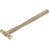 EUROTOOL Brass Hammer, 9-1/8 Inches, 3 Ounces | HAM-215.00