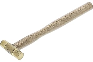 EURO TOOL Brass Hammer, 9-1/8 Inches, 3 Ounces | HAM-215.00