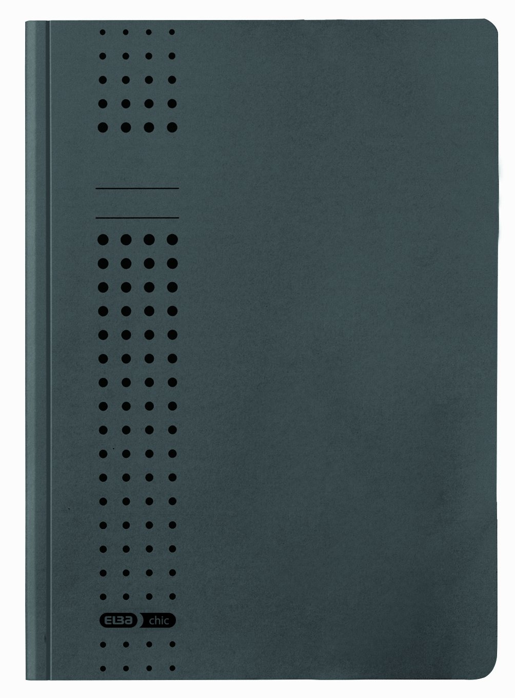 Elba 31477AZ Portfolio File Chic Paper Board for 100 DIN A4 Pages Set of 25 320 g/sqm Charcoal