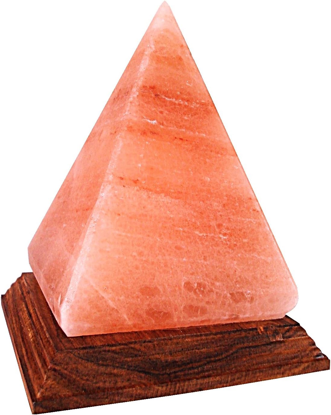 Himalayan Crystal Salt Lamp Pyramid Shape (Finest quality salt crystals)