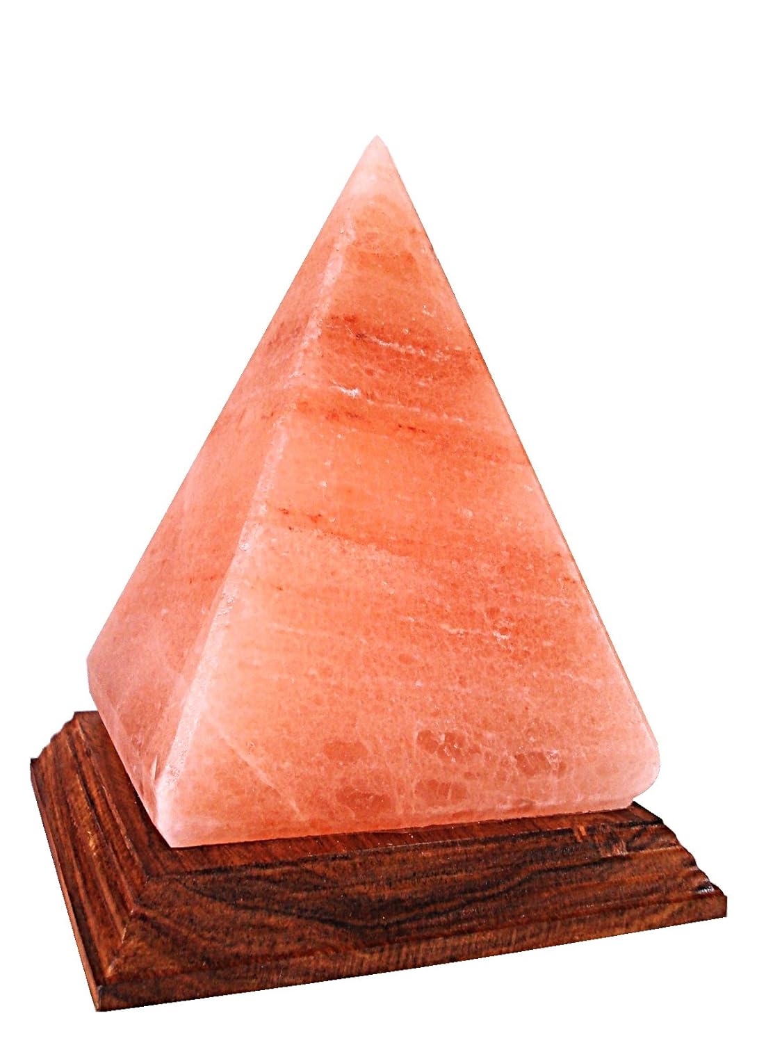 Himalayan Crystal Salt Lamp Pyramid Shape (Finest quality salt crystals