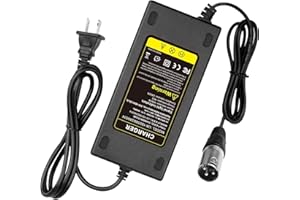 TREE.NB 24V 5A Lead Acid Battery Charger 3-Pin Male XLR Connector for Wheelchair, Pride Mobility Go-Go Elite Traveller, Jazzy Power Chair, Drive Medical, Golden Technologies, Mongoose, Rascal