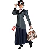 Morph English Nanny Costume Women, Halloween Costumes For Women, Nanny Costume For Adults