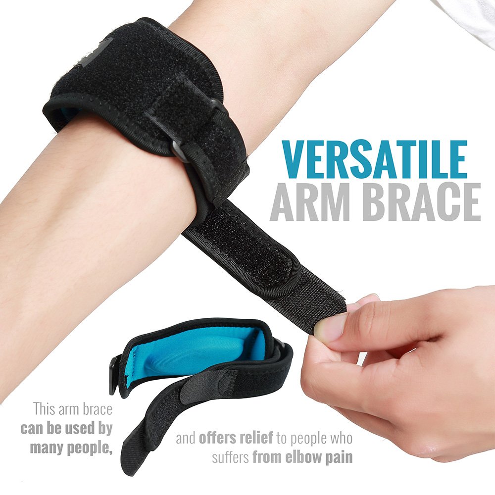 Elbow Brace 2 Pack for Tennis & Golfer's Elbow Pain Relief: Industrial & Scientific
