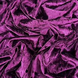 Ice Fabrics Stretch Crushed Velvet Fabric by The