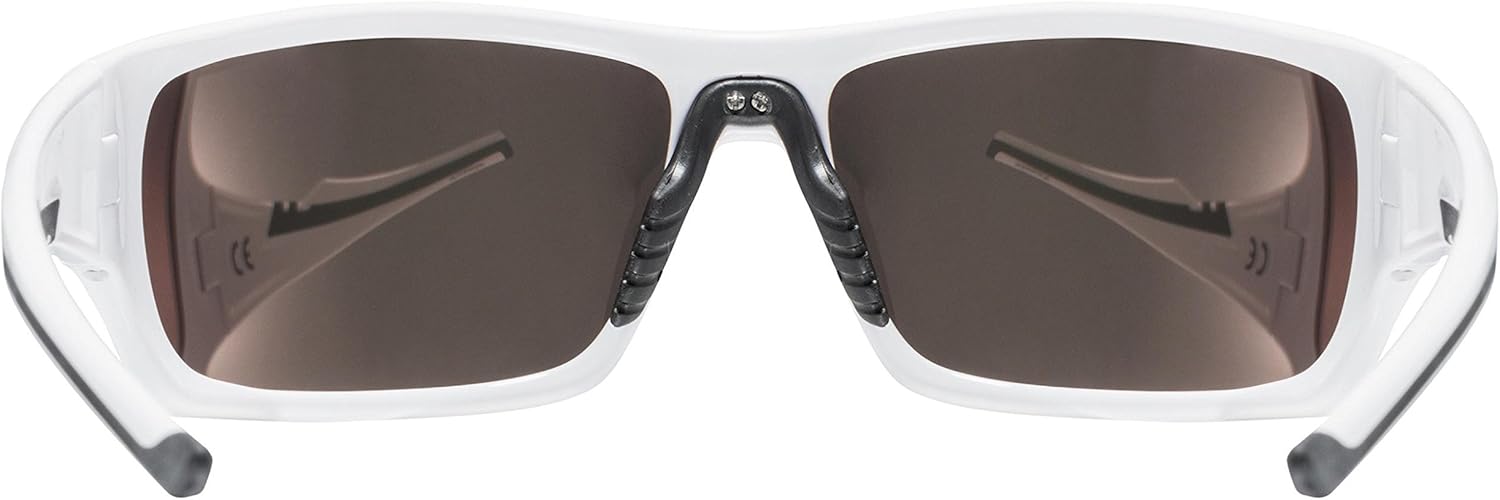 uvex Sportstyle 222 Pola - Sports Sunglasses for Men and Women - Polarized Lenses - Comfortable & Non-Slip - White/Yellow - One Size - Image 5