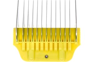 Bucchelli 16MM 5/8" Cut Wide Clipper Guard Attachment Fits A5 Type Blade | Stainless Steel Blade for Professional Groomers and Stylist | Snap-On/Off Design