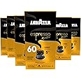 Lavazza Espresso Maestro Lungo Aluminum Capsules Compatible with Nespresso* Original Machines, Light Espresso Roast, 100% Arabica (60 Capsules)