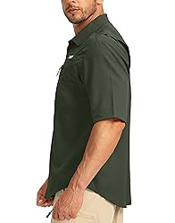 Men's Fishing Shirts with Zipper Pockets UPF