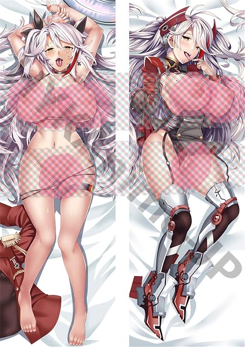 Amazon Hykanime アズールレーン Azur Lane プリンツ オイゲン 抱き枕カバー 等身大 160cm 50cm 2wayトリコット 両面プリント 添い寝 描き下ろし Hykanime 抱き枕カバー